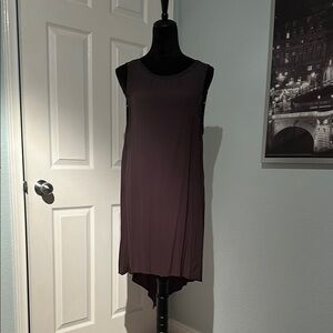 Elegant Sleeveless Purple Dress